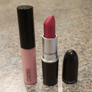 MAC amplified lipstick and lipglass